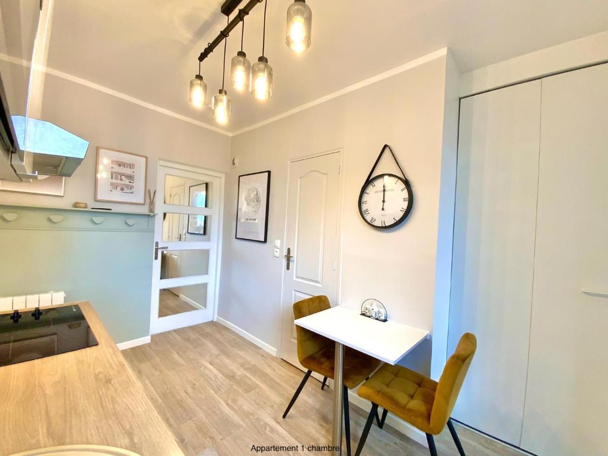Appartements Chaleureux - 15 Min A Pied De La Gare Le Havre Exterior foto