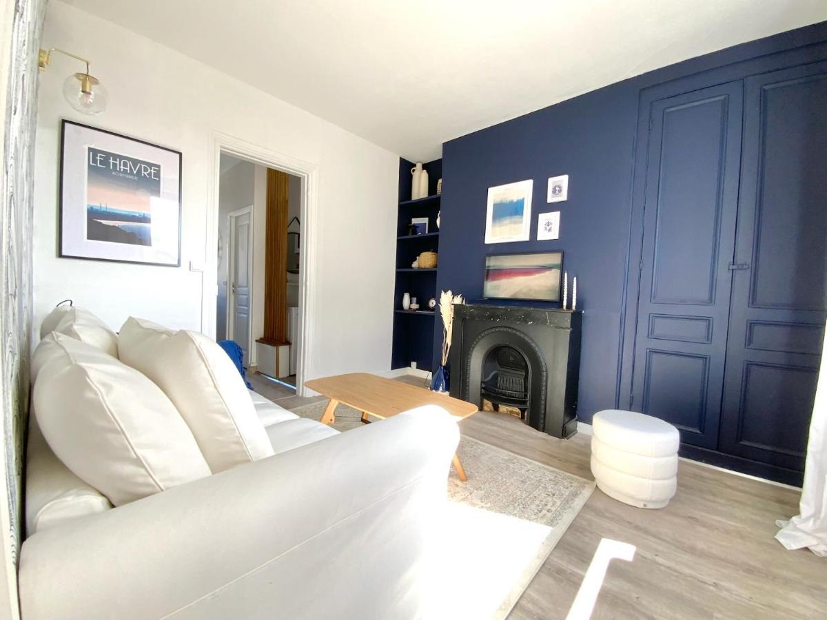 Appartements Chaleureux - 15 Min A Pied De La Gare Le Havre Exterior foto